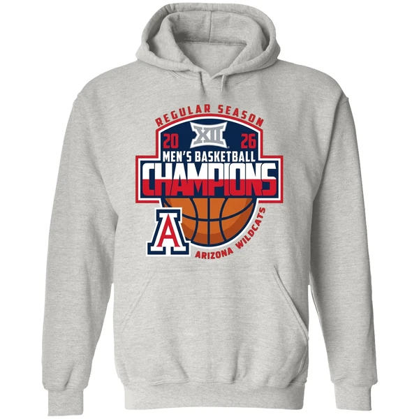 Arizona Wildcats 2026 Big 12 Mens Basketball Regular Season Champions Hoodie - Image 9