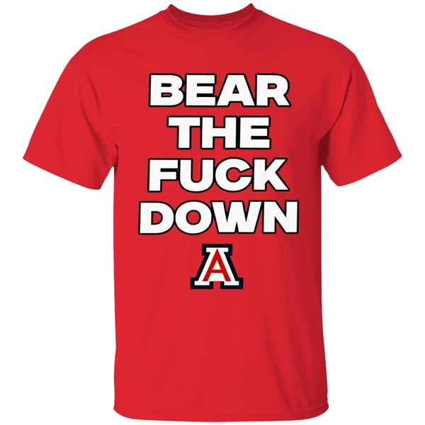 Arizona Wildcats Bear The Fuck Down Shirt - Image 7