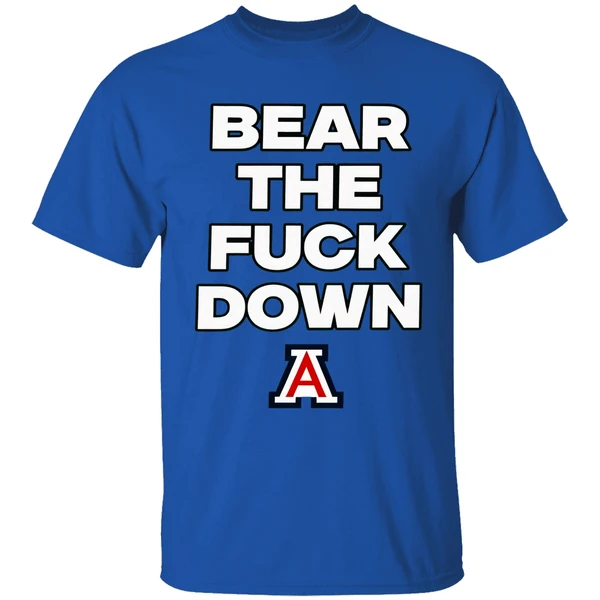 Arizona Wildcats Bear The Fuck Down Shirt - Image 8