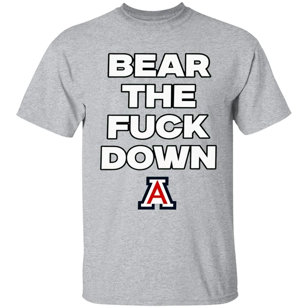Arizona Wildcats Bear The Fuck Down Shirt - Image 9