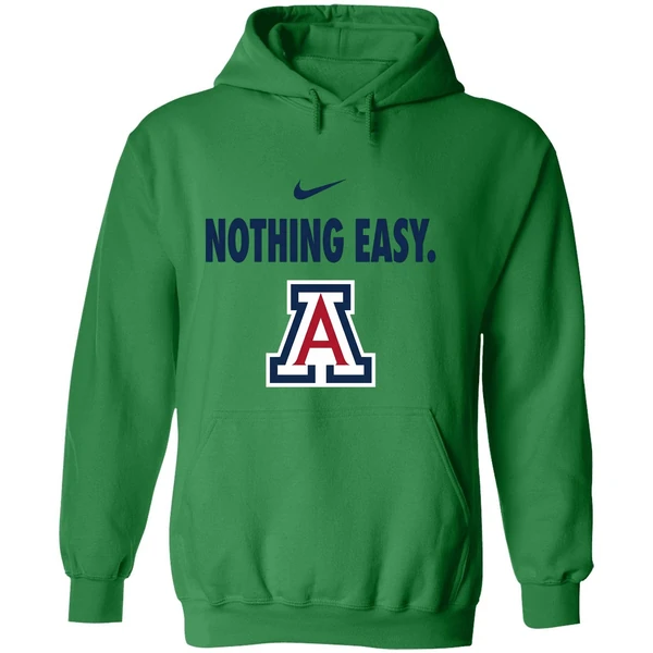 Arizona Wildcats Nothing Easy Logo Hoodie - Image 2