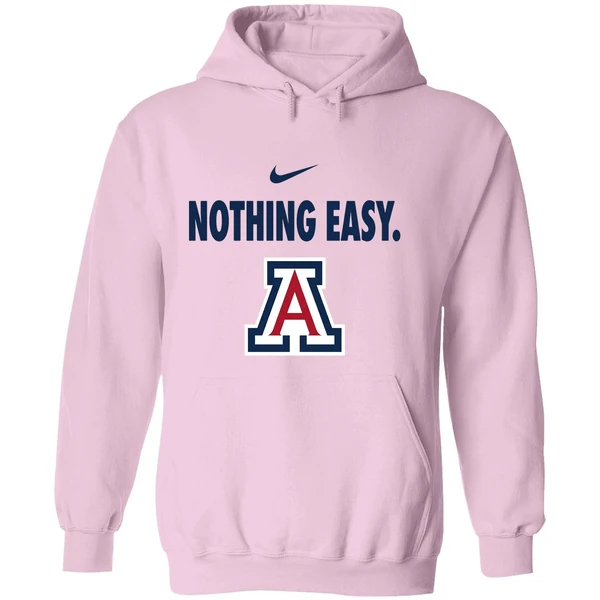 Arizona Wildcats Nothing Easy Logo Hoodie - Image 5