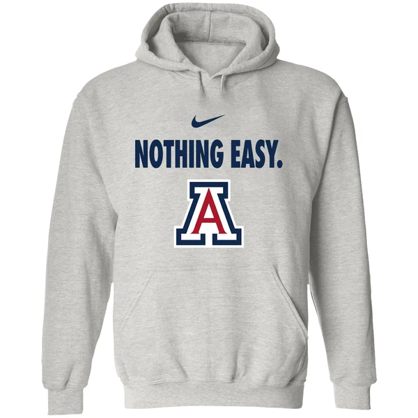 Arizona Wildcats Nothing Easy Logo Hoodie - Image 9