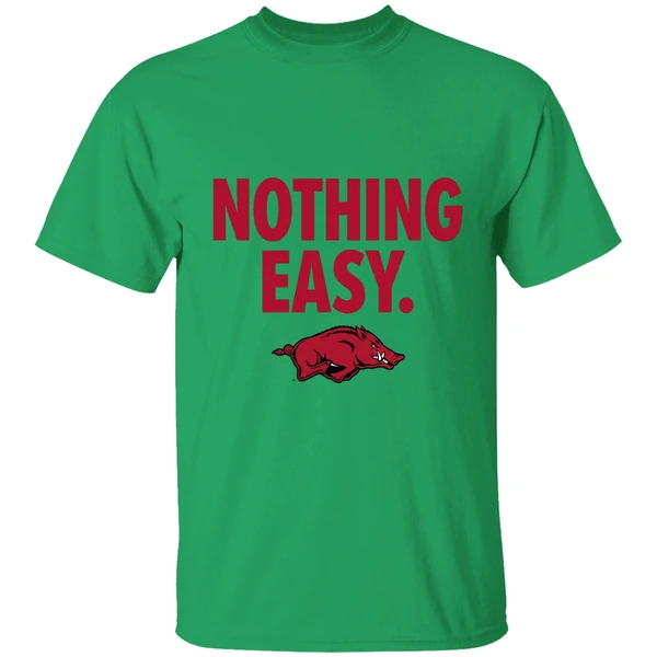 Arkansas Razorbacks Nothing Easy Shirt - Image 2