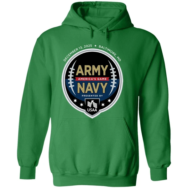 Army Vs Navy Americas Game 2025 Logo Hoodie - Image 2