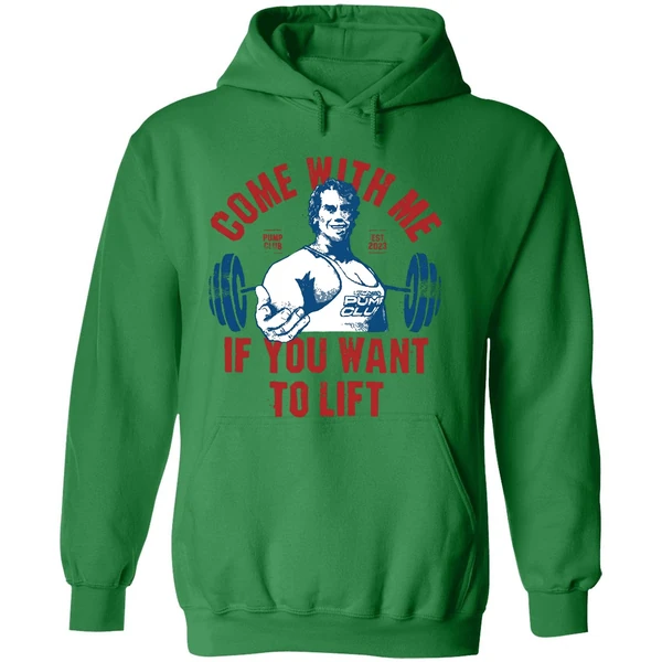 Arnolds Pump Club Come With Me If You Want To Lift Est 2023 Hoodie - Image 2