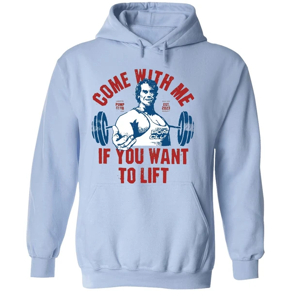 Arnolds Pump Club Come With Me If You Want To Lift Est 2023 Hoodie - Image 4