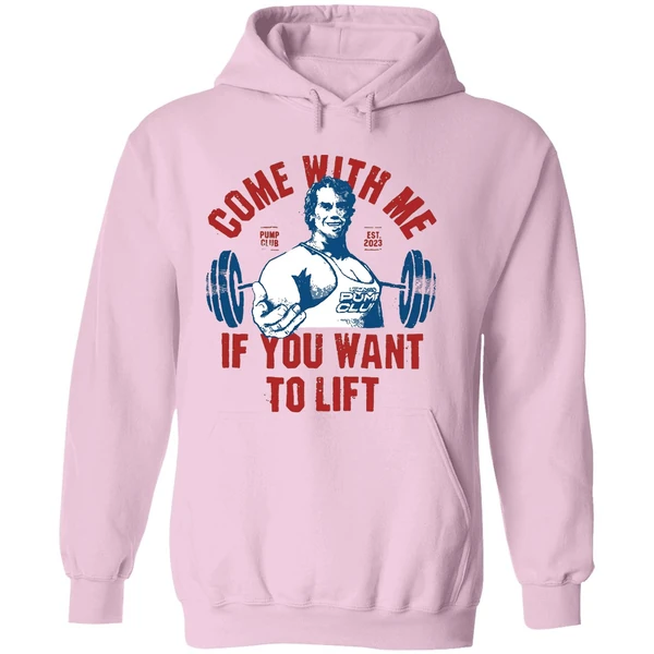 Arnolds Pump Club Come With Me If You Want To Lift Est 2023 Hoodie - Image 5