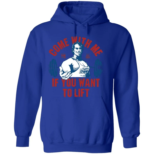 Arnolds Pump Club Come With Me If You Want To Lift Est 2023 Hoodie - Image 7