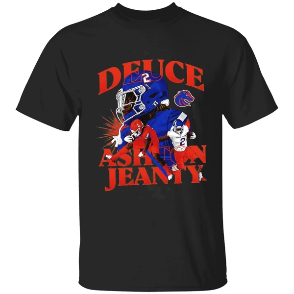 Ashton Jeanty Boise State Broncos Deuce Shirt