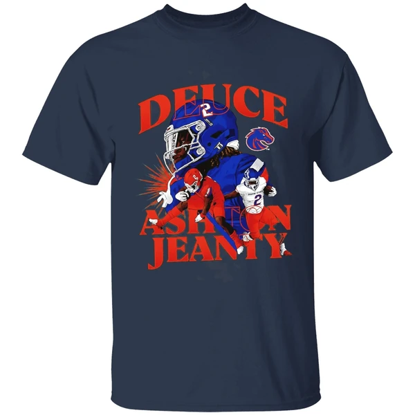 Ashton Jeanty Boise State Broncos Deuce Shirt - Image 5