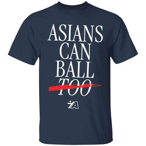Asians Can Ball Too Asian Americans Sports Shirt - Image 5