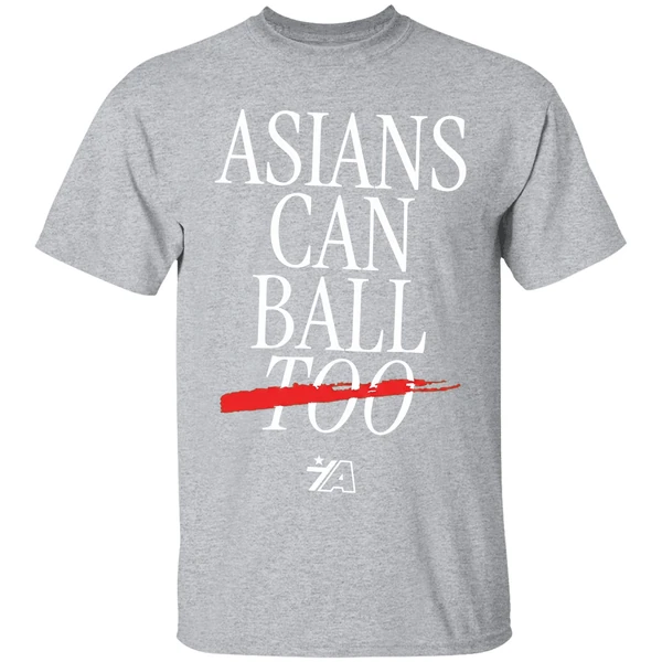 Asians Can Ball Too Asian Americans Sports Shirt - Image 9