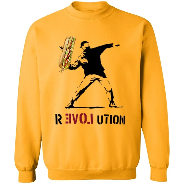 Assault With A Deli Weapon Revolution Sweatshirt