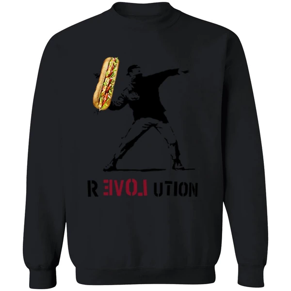 Assault With A Deli Weapon Revolution Sweatshirt - Image 9