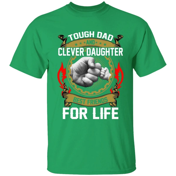 Asshole Dad And Smartass Daughter Best Friends For Life Shirt - Image 2