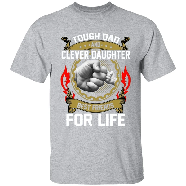 Asshole Dad And Smartass Daughter Best Friends For Life Shirt - Image 9