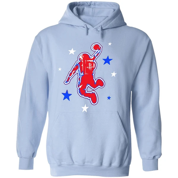 Astronaut Slam Dunk Houston Rockets Heroes Hoodie - Image 4