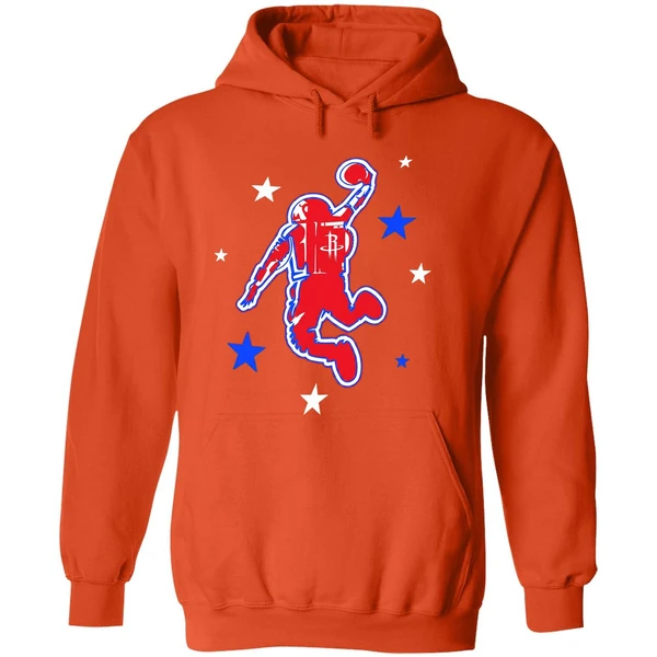 Astronaut Slam Dunk Houston Rockets Heroes Hoodie - Image 6
