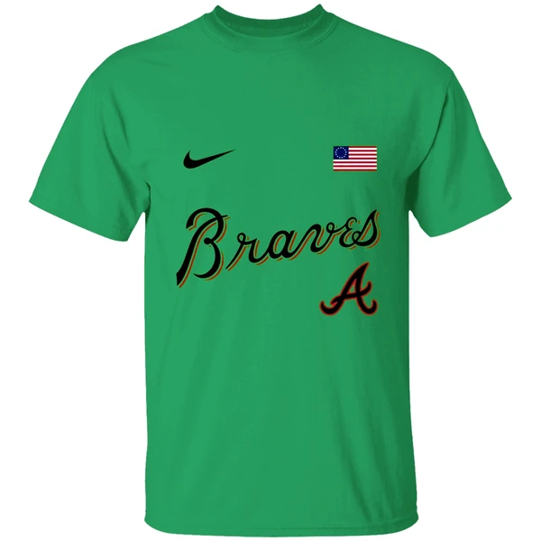 Atlanta Braves America 250th Anniversary Of Usa Shirt - Image 8