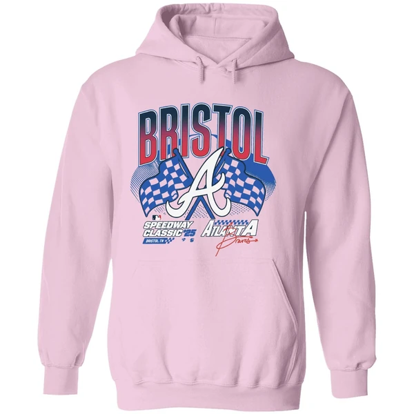 Atlanta Braves Bristol Tennessee 2025 Mlb Speedway Classic Hoodie - Image 5