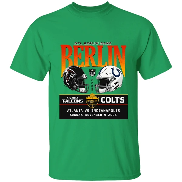 Atlanta Falcons Vs Indianapolis Colts Nfl Berlin Game 2025 Nfl Shirt