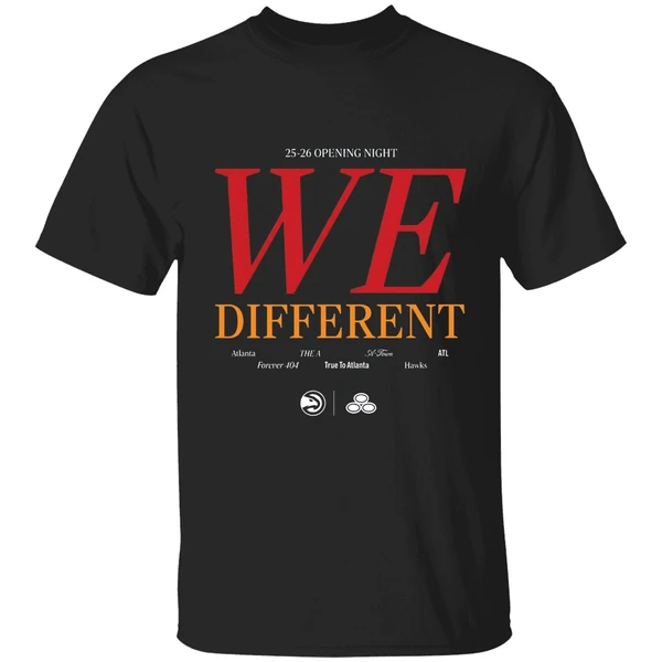Atlanta Hawks 25 26 Opening Night We Different Shirt