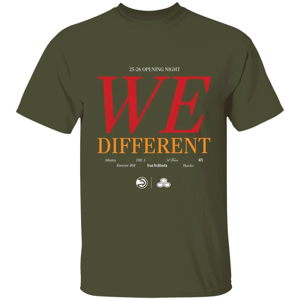 Atlanta Hawks 25 26 Opening Night We Different Shirt - Image 4