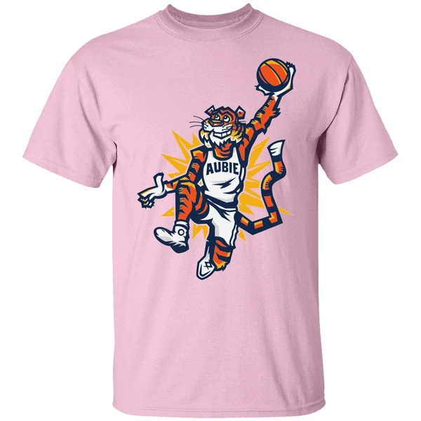 Auburn Basketball Players Wearing Aubie Auburn Tiger Shirt Auburn Basketball Players Wearing Aubie Auburn Tiger Shirt