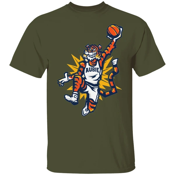 Auburn Basketball Players Wearing Aubie Auburn Tiger Shirt - Image 3