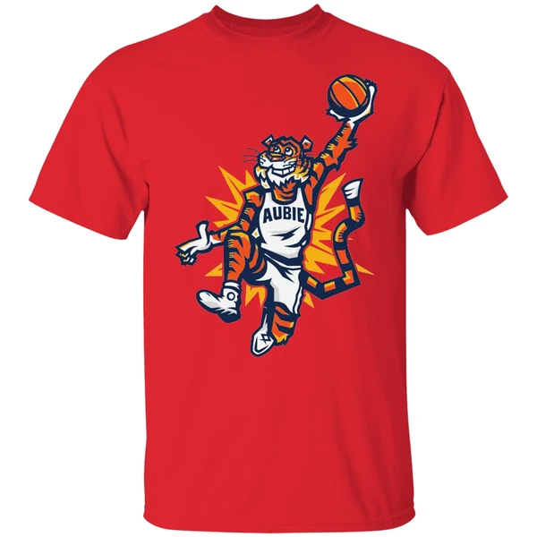 Auburn Basketball Players Wearing Aubie Auburn Tiger Shirt - Image 6