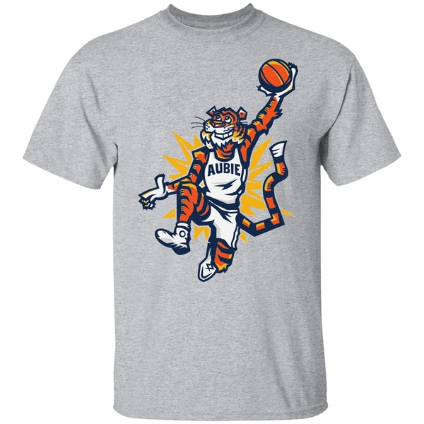 Auburn Basketball Players Wearing Aubie Auburn Tiger Shirt - Image 8