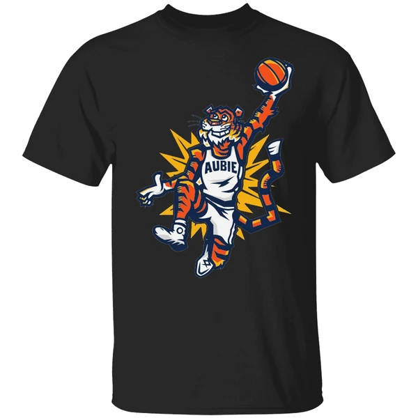 Auburn Basketball Players Wearing Aubie Auburn Tiger Shirt - Image 9