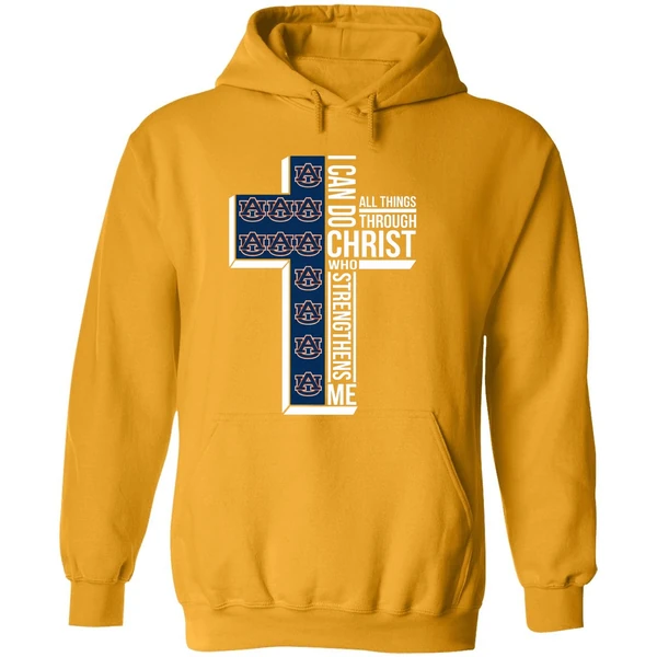 Auburn Tigers I Can Do Christ All Things Through Who Strengthens Me Hoodie