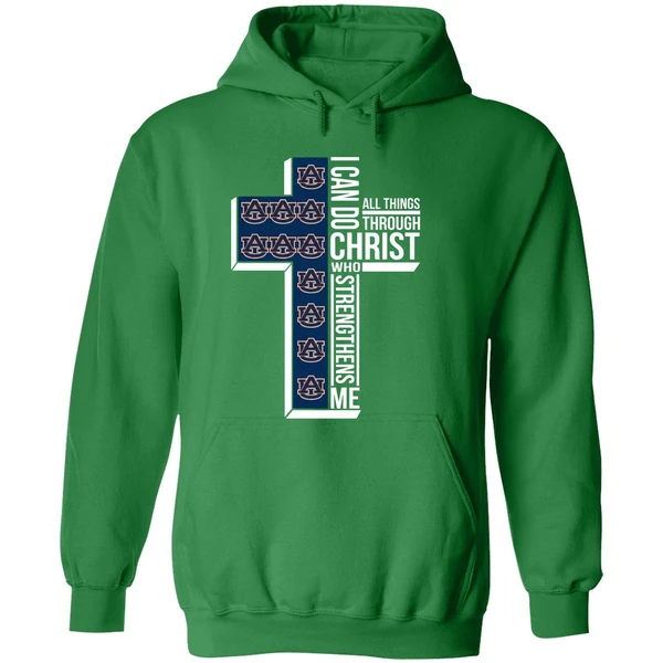 Auburn Tigers I Can Do Christ All Things Through Who Strengthens Me Hoodie - Image 2