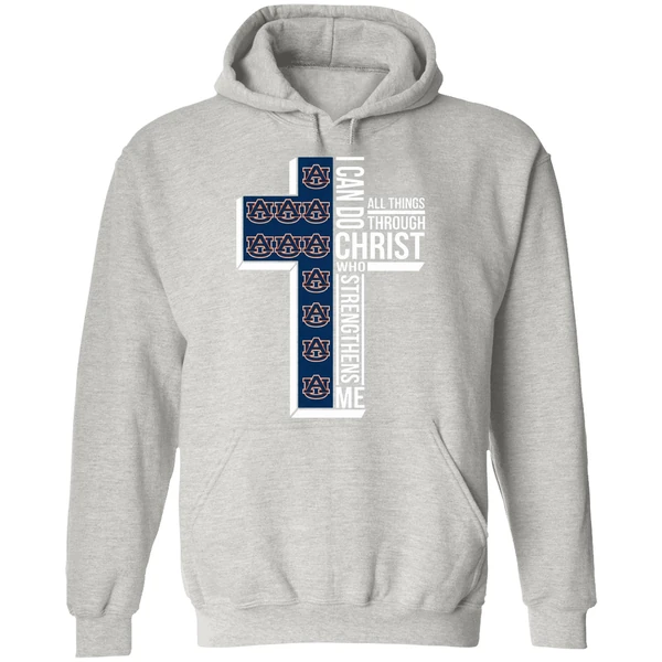 Auburn Tigers I Can Do Christ All Things Through Who Strengthens Me Hoodie - Image 9
