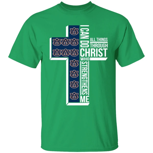 Auburn Tigers I Can Do Christ All Things Through Who Strengthens Me Shirt - Image 2