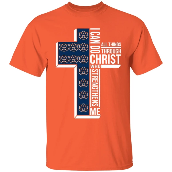 Auburn Tigers I Can Do Christ All Things Through Who Strengthens Me Shirt - Image 6
