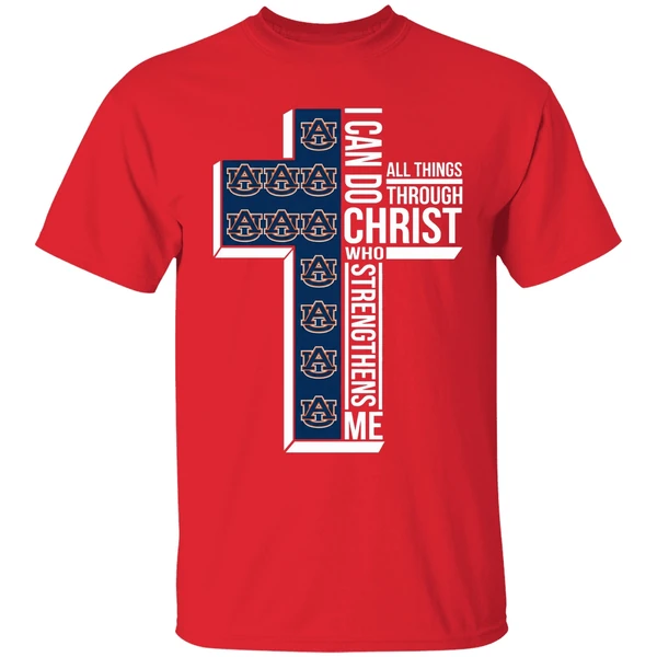 Auburn Tigers I Can Do Christ All Things Through Who Strengthens Me Shirt - Image 7