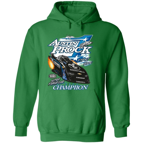 Austin Prock First Time Nitro Funny Car Champion 2024 Hoodie - Image 2