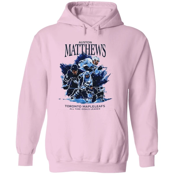 Auston Matthews Comback In Toronto Maple Leafs Hockey All Time Goals Leader Graphic Hoodie - Image 5