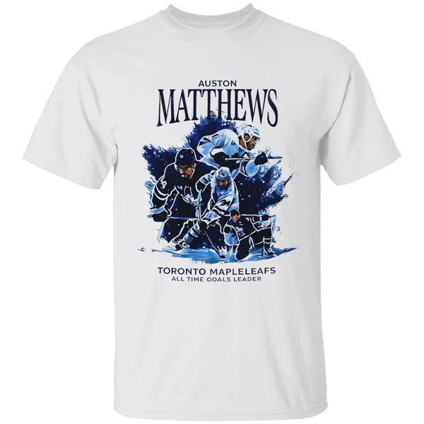 Auston Matthews Comback In Toronto Maple Leafs Hockey All Time Goals Leader Graphic Shirt