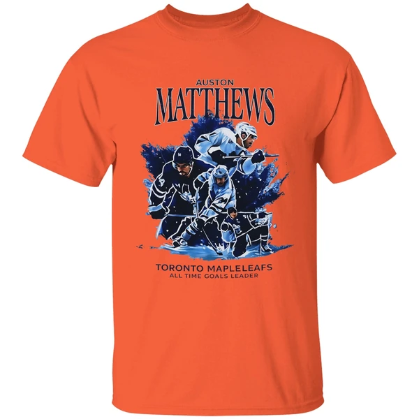 Auston Matthews Comback In Toronto Maple Leafs Hockey All Time Goals Leader Graphic Shirt - Image 3