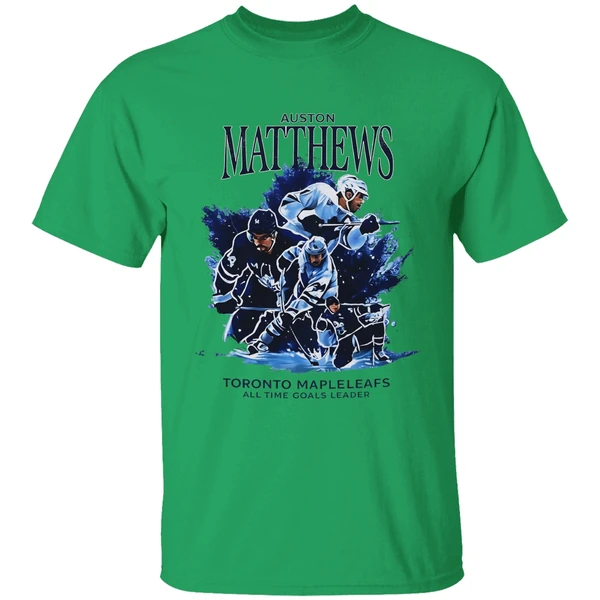Auston Matthews Comback In Toronto Maple Leafs Hockey All Time Goals Leader Graphic Shirt - Image 8