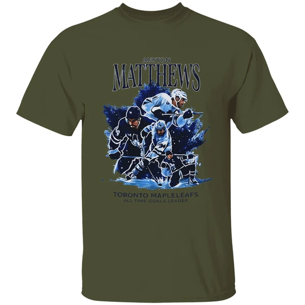 Auston Matthews Comback In Toronto Maple Leafs Hockey All Time Goals Leader Graphic Shirt - Image 9