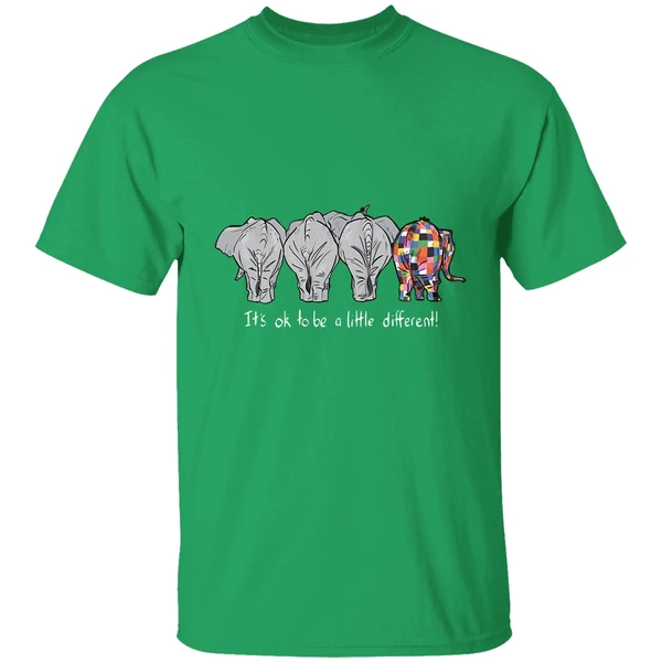 Autism Elephant Its Ok To Be A Little Different Shirt
