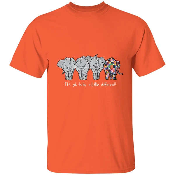 Autism Elephant Its Ok To Be A Little Different Shirt - Image 5