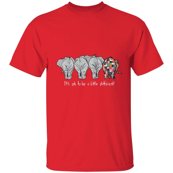 Autism Elephant Its Ok To Be A Little Different Shirt - Image 6