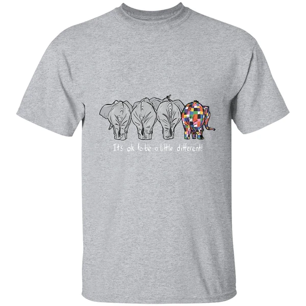 Autism Elephant Its Ok To Be A Little Different Shirt - Image 8