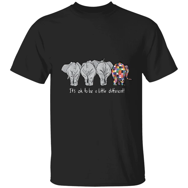 Autism Elephant Its Ok To Be A Little Different Shirt - Image 9